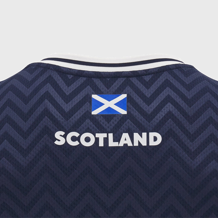 Macron Scotland Rugby Training Basketball Singlet Navy - Rugbystuff.com