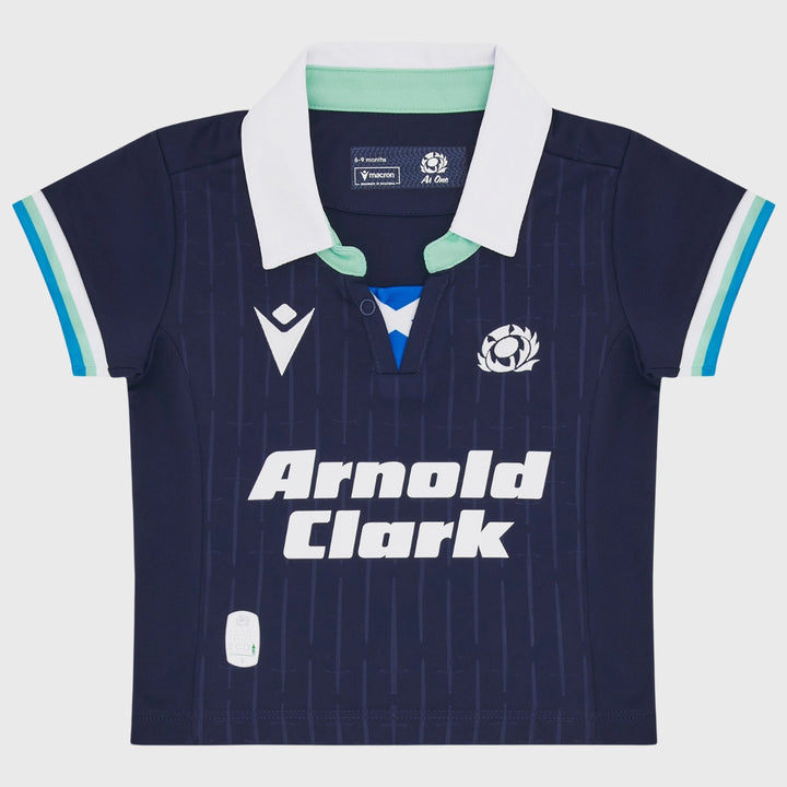 Macron Scotland Infant Home Replica Rugby Shirt 2024/25 - Rugbystuff.com