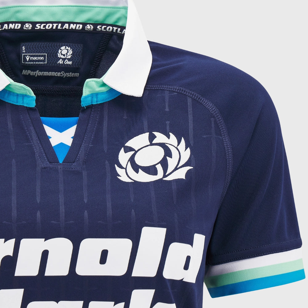 Macron Scotland Women's Home Replica Rugby Shirt 2024/25 - Rugbystuff.com