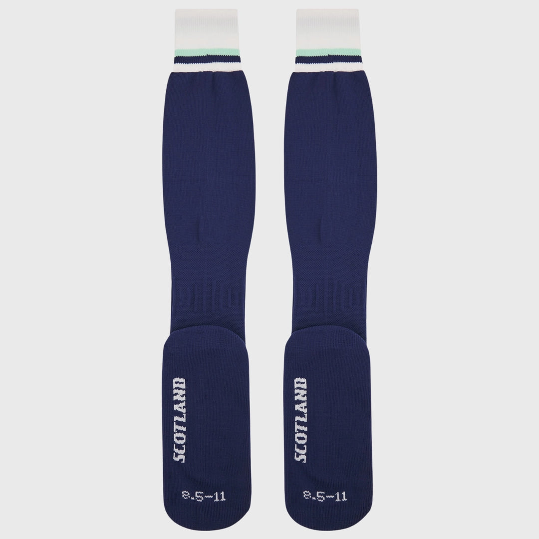 Macron Scotland Home Rugby Socks 2024/25 - Rugbystuff.com