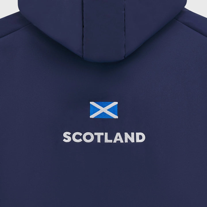 Macron Scotland Rugby Padded Jacket Navy - Rugbystuff.com