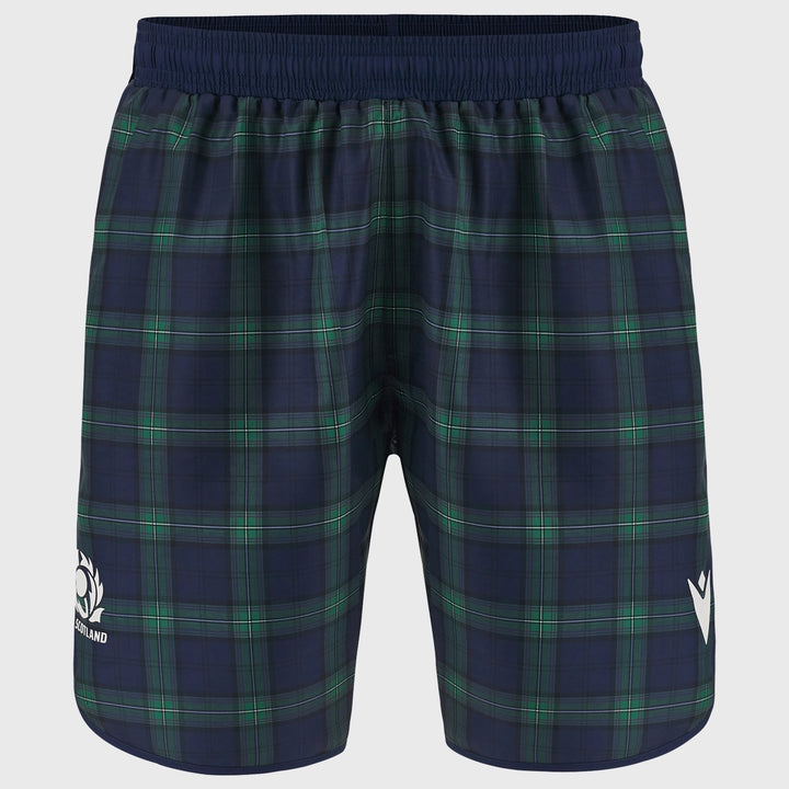 Macron Scotland Rugby Tartan Shorts - Rugbystuff.com