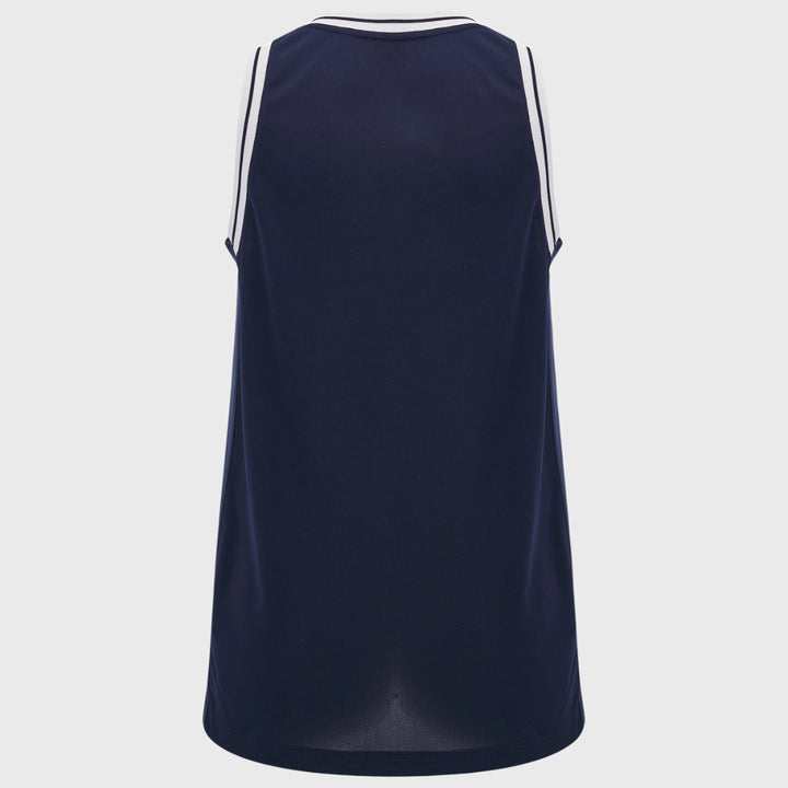 Macron Scotland Rugby Women's Basketball Singlet Navy - Rugbystuff.com