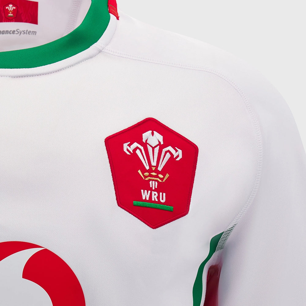 Macron Wales Kid's Away Replica Rugby Shirt 2024/25 - Rugbystuff.com