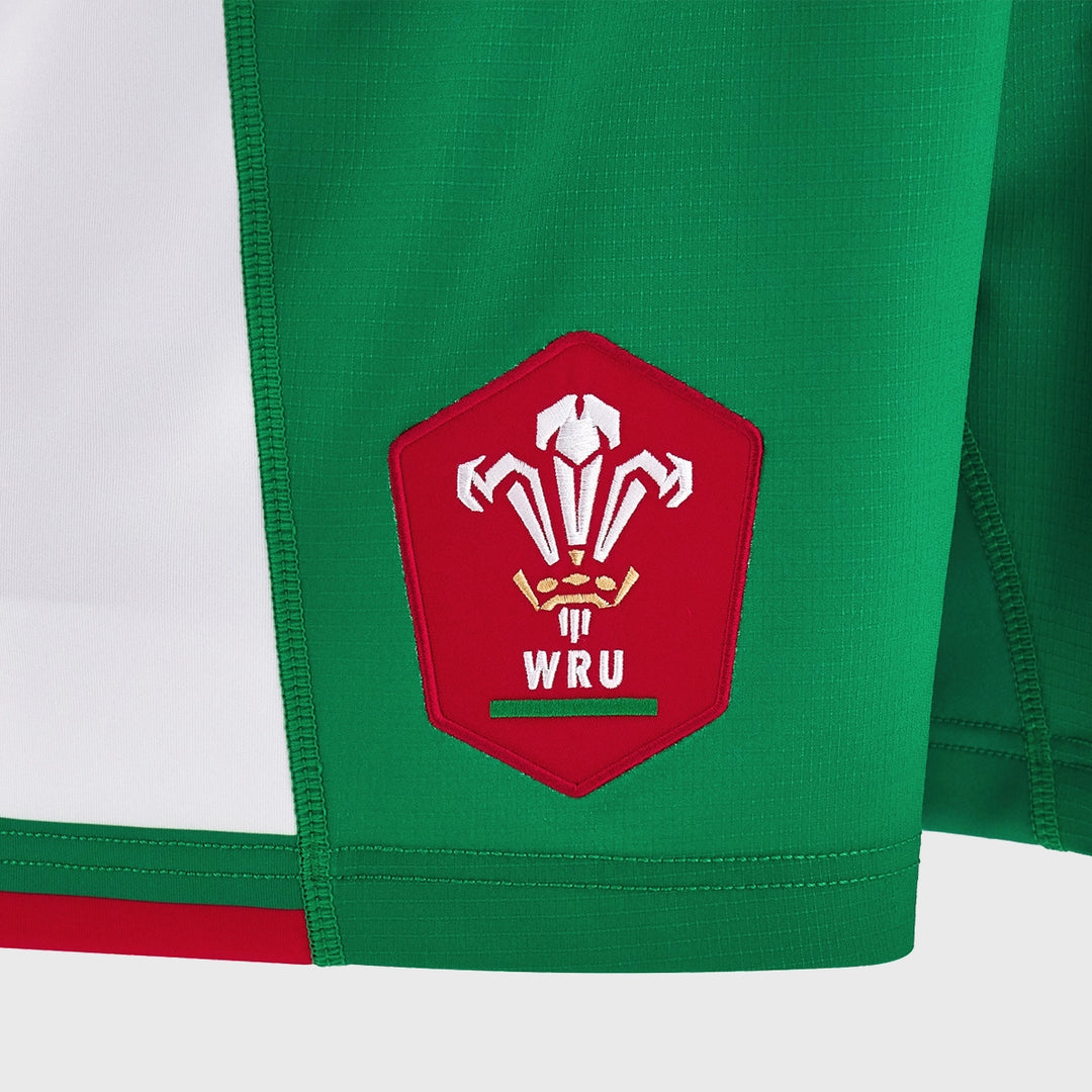 Macron Wales Men's Away Rugby Shorts 2024/25 - Rugbystuff.com