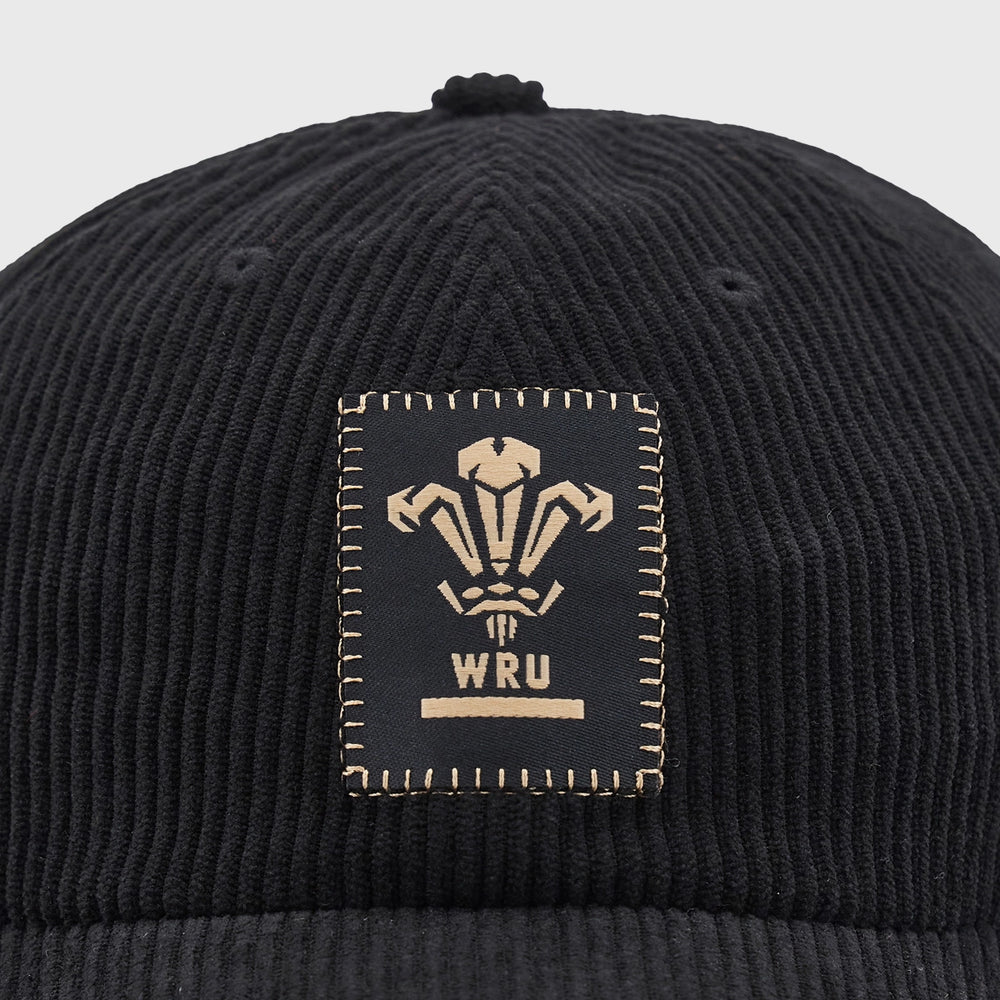 Macron Wales Rugby Dad Cap Black - Rugbystuff.com