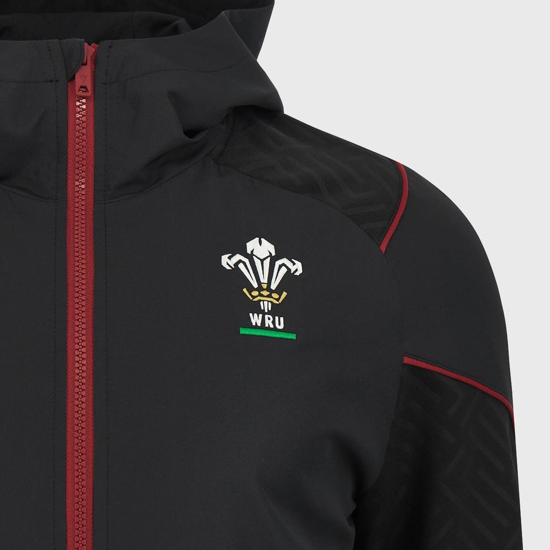 Macron Wales Rugby Full Zip Hoody - Rugbystuff.com