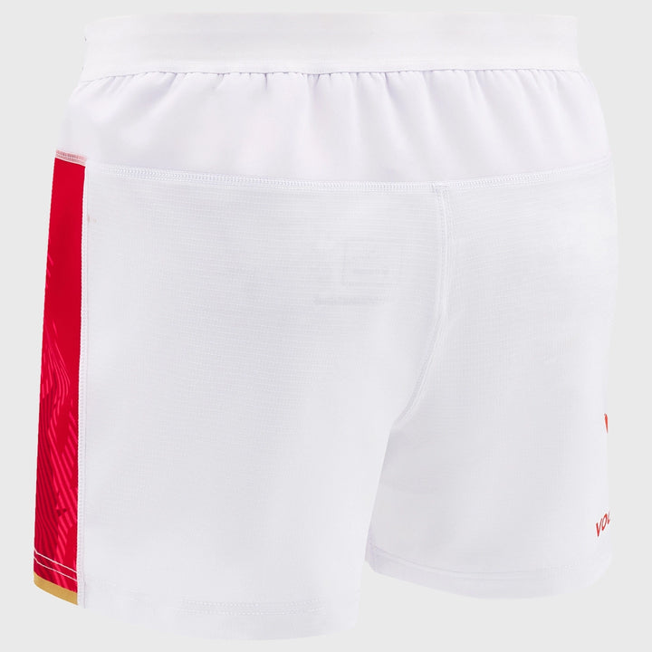 Macron Wales Men's Home Rugby Shorts 2024/25 - Rugbystuff.com