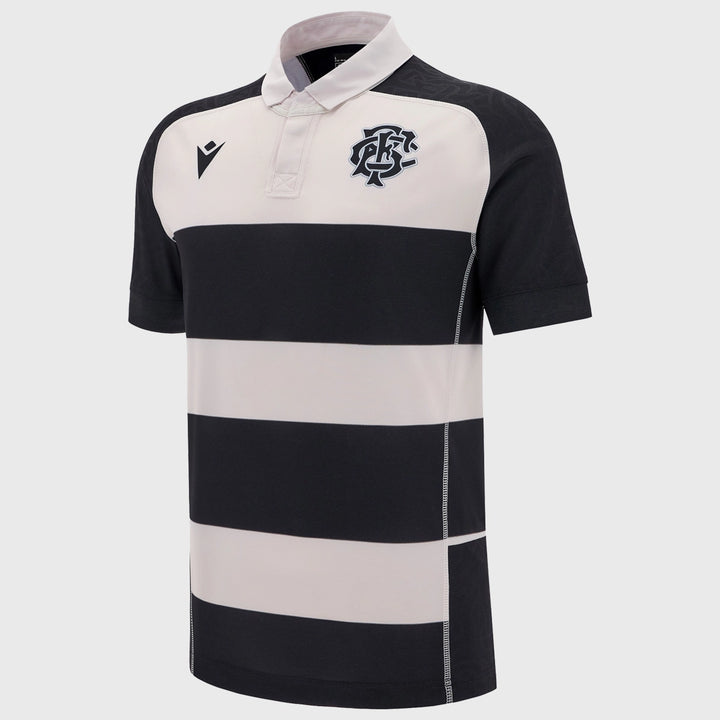 Macron Barbarians Kid's Replica Rugby Shirt 2024/25 - Rugbystuff.com