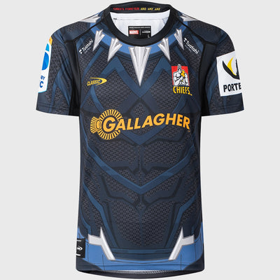 Classic Chiefs Black Panther Men's Replica Rugby Shirt