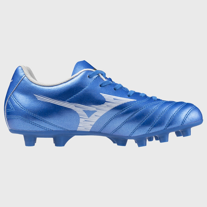 Mizuno Monarcida Neo III Select Junior Rugby Boots Laser Blue - Rugbystuff.com