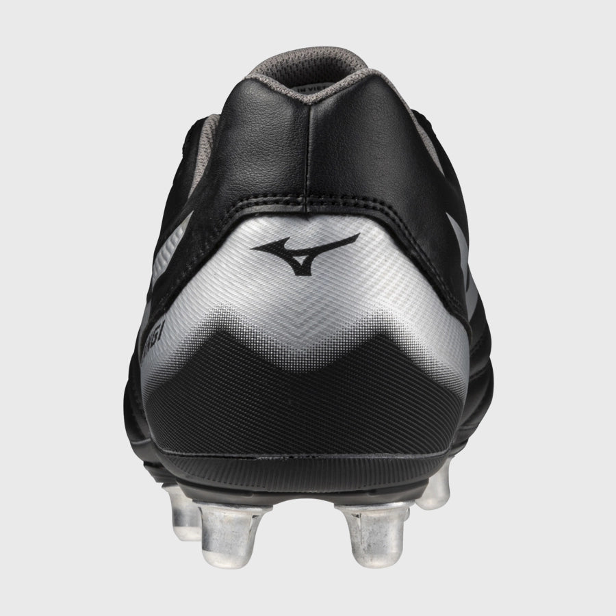 Mizuno Waitangi CL Rugby Boots Black/Silver - Rugbystuff.com