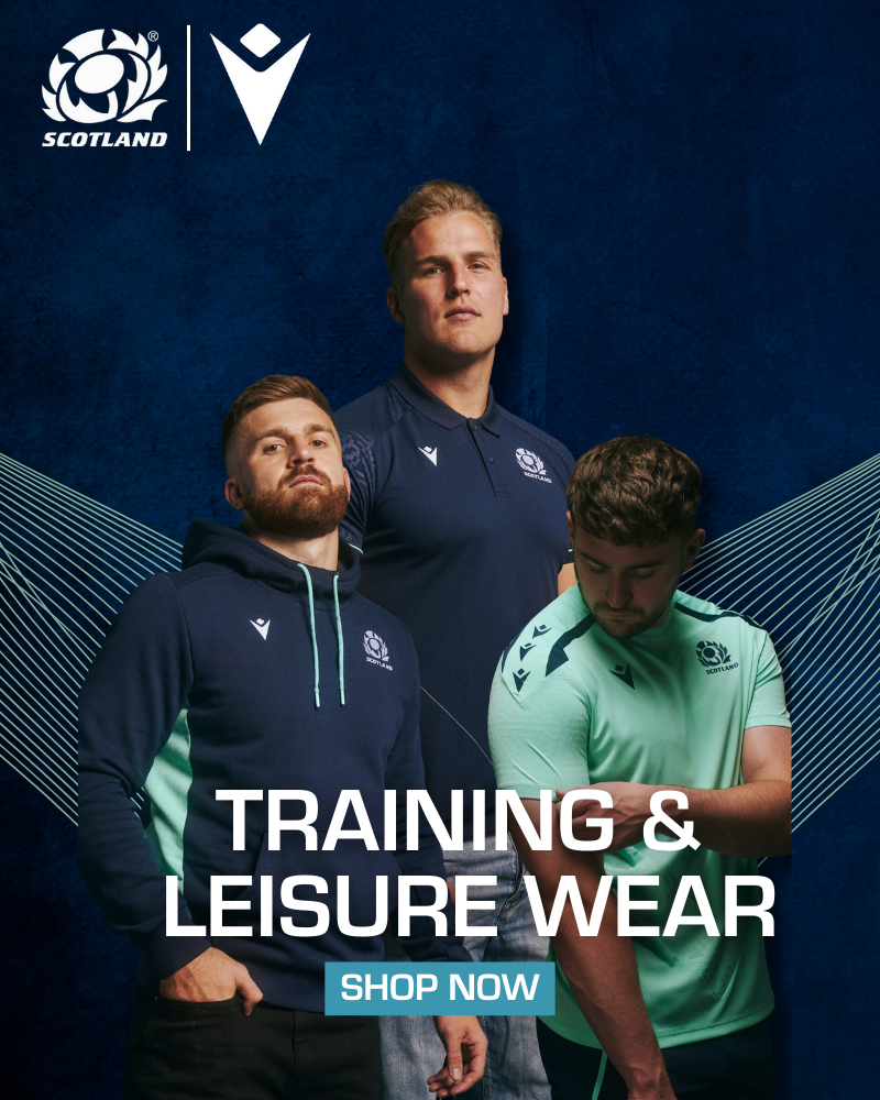 Macron Scotland Rugby Training & Leisure Wear
