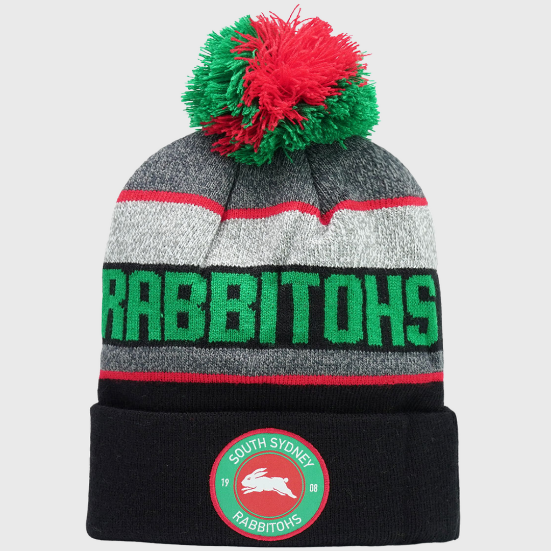 NRL South Sydney Rabbitohs Tundra Bobble Beanie Hat - Rugbystuff.com