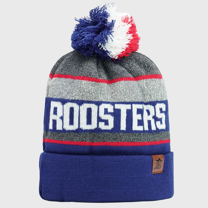 NRL Sydney Roosters Tundra Bobble Beanie Hat - Rugbystuff.com