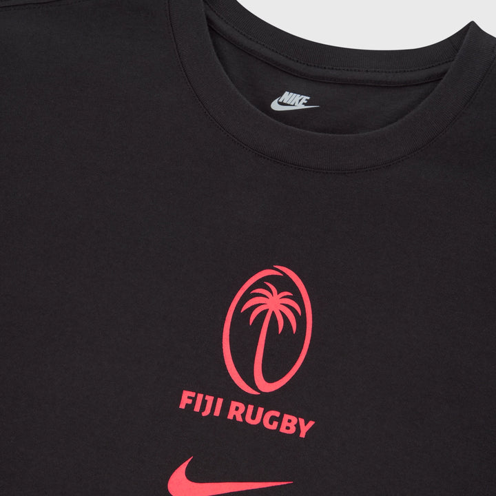 Nike Fiji Rugby Tee Black - Rugbystuff.com