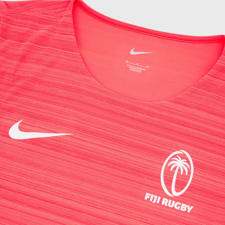 Nike Fiji Rugby Men's Training Singlet Red - Rugbystuff.com