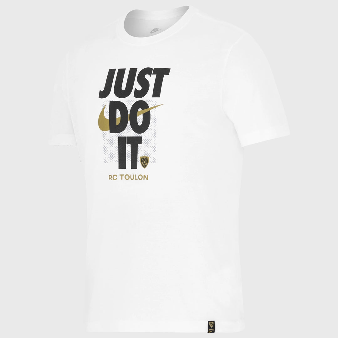 Nike RC Toulon Just Do It Graphic Tee White - Rugbystuff.com