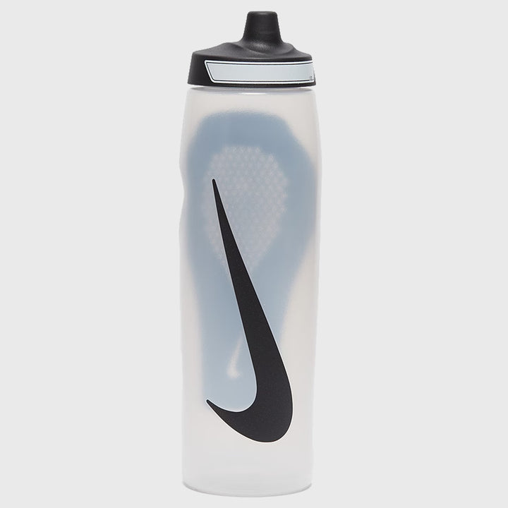 Nike 32oz Refuel Grip Water Bottle Clear - Rugbystuff.com