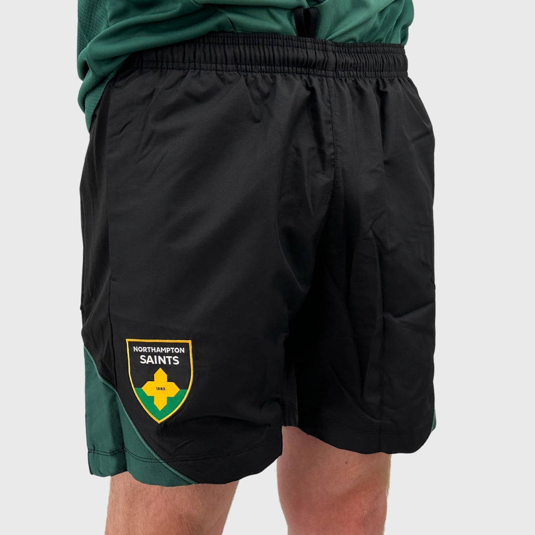 Macron Northampton Saints Training Bermuda Shorts - Rugbystuff.com