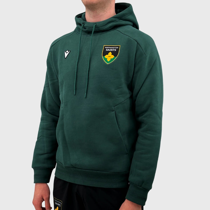 Macron Northampton Saints Cotton Hoody - Rugbystuff.com