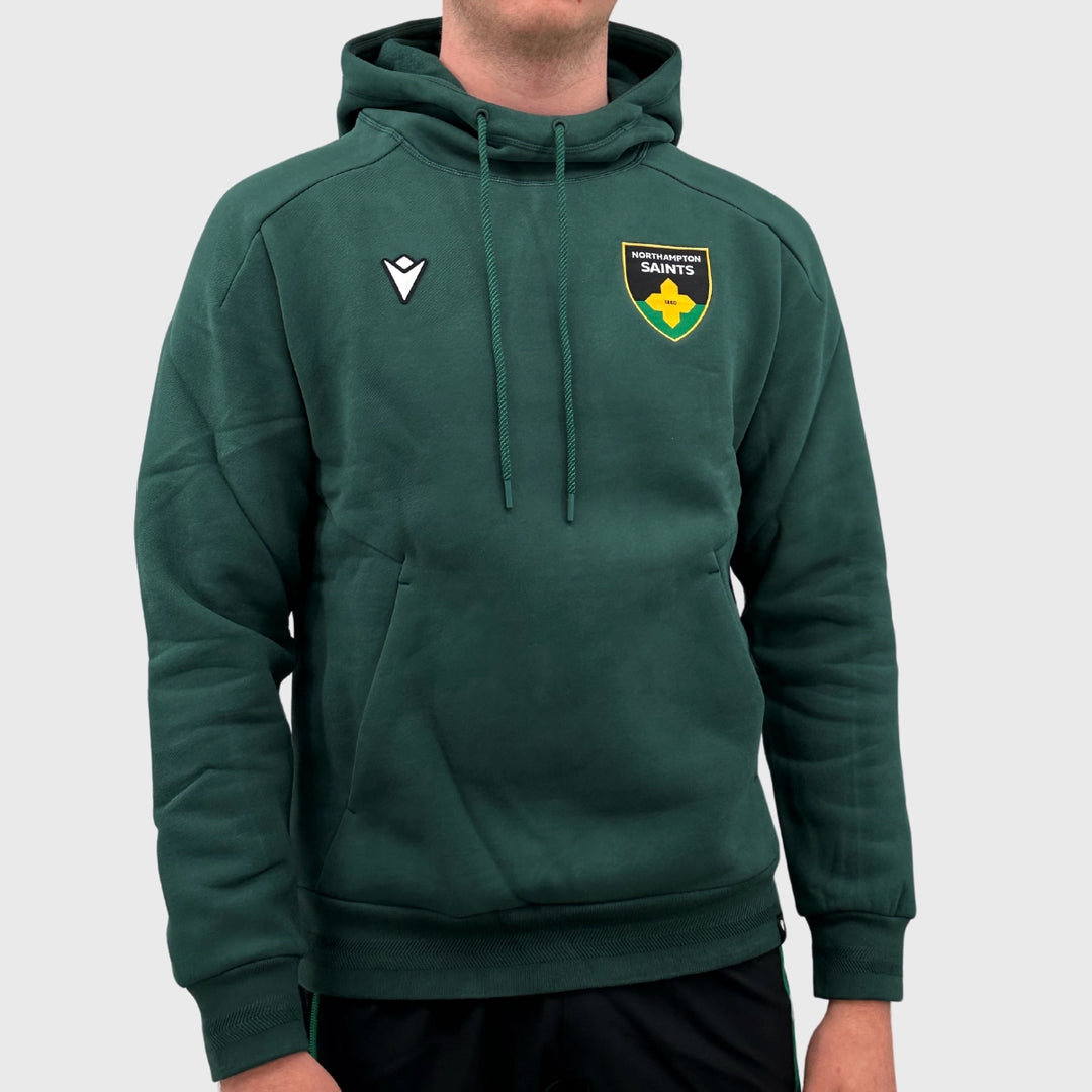 Macron Northampton Saints Cotton Hoody - Rugbystuff.com