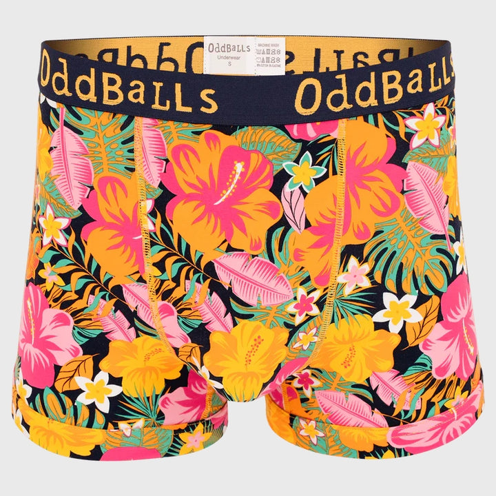 OddBalls Hibiscus Boxer Shorts - Rugbystuff.com