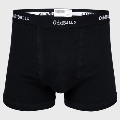 OddBalls Classic Black Boxer Shorts