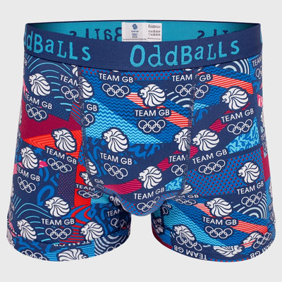 OddBalls Team GB Navy Blue Boxer Shorts