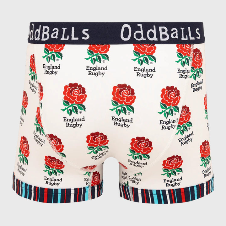 OddBalls England Rugby Home Boxer Shorts - Rugbystuff.com