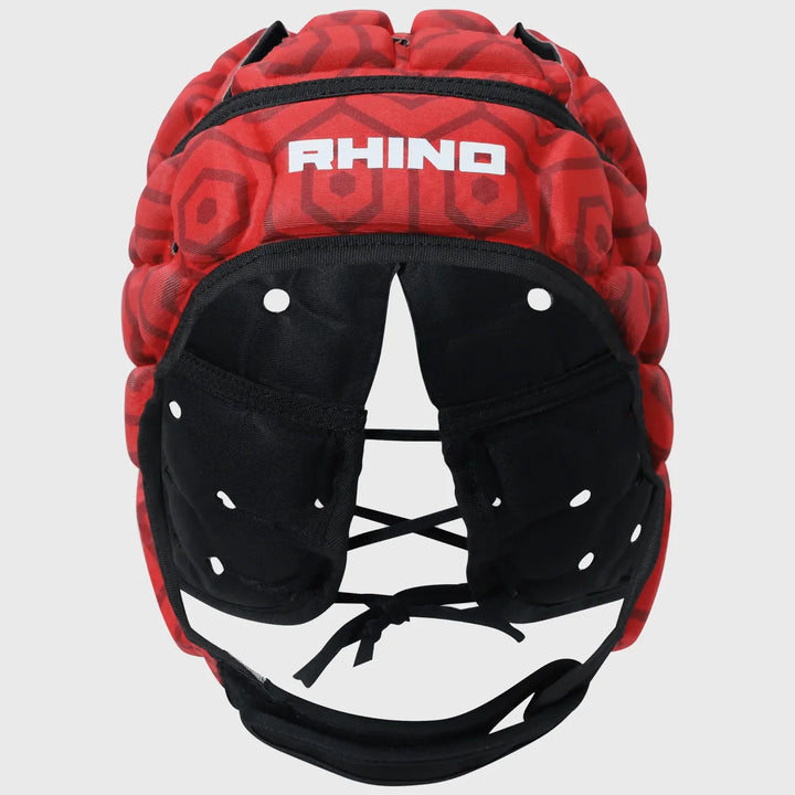 Rhino Junior JB VII Rugby Headguard Red - Rugbystuff.com