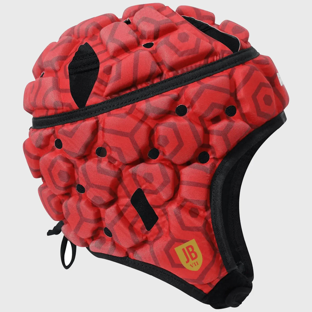 Rhino Junior JB VII Rugby Headguard Red - Rugbystuff.com