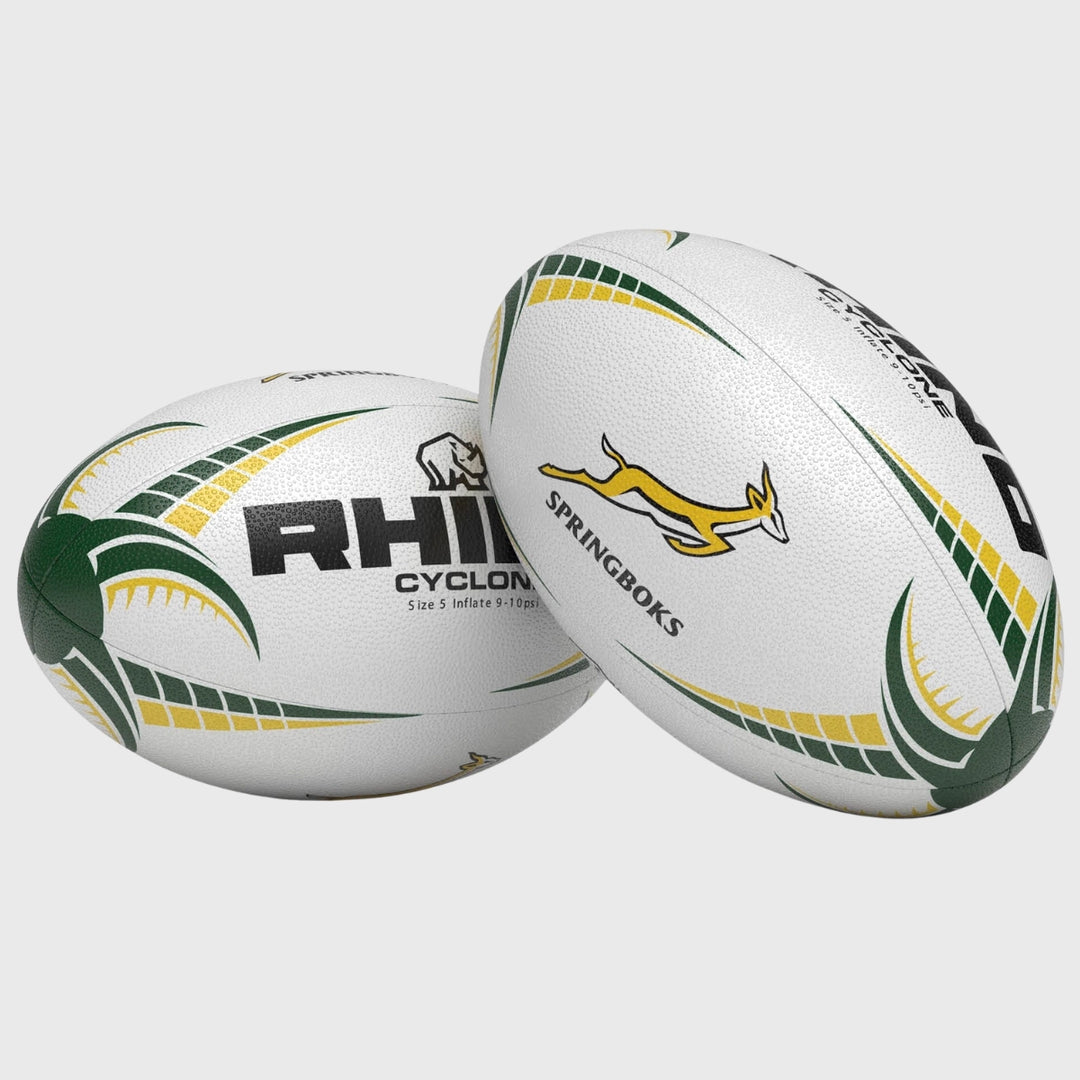 Rhino Springboks Cyclone Rugby Ball - Rugbystuff.com