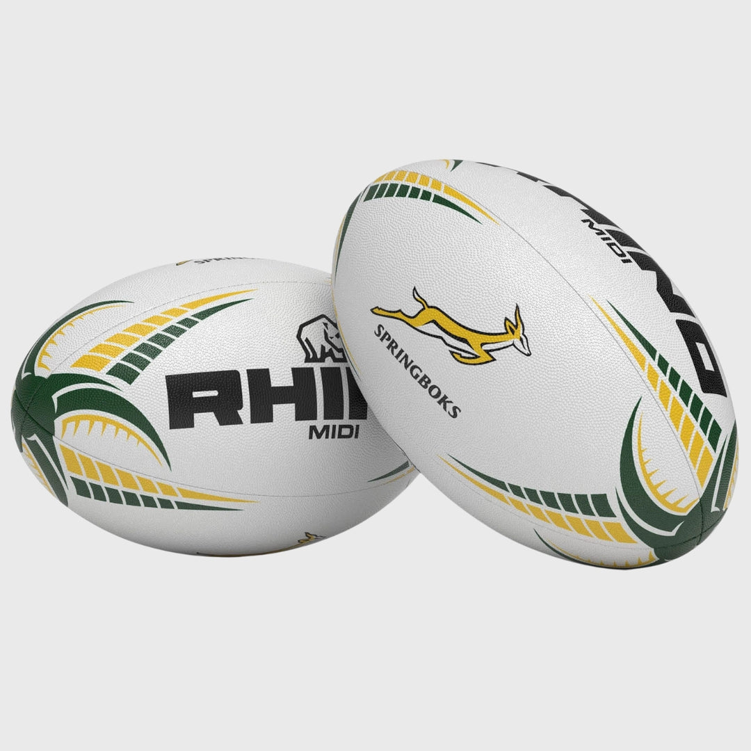 Rhino Springboks Midi Rugby Ball - Rugbystuff.com