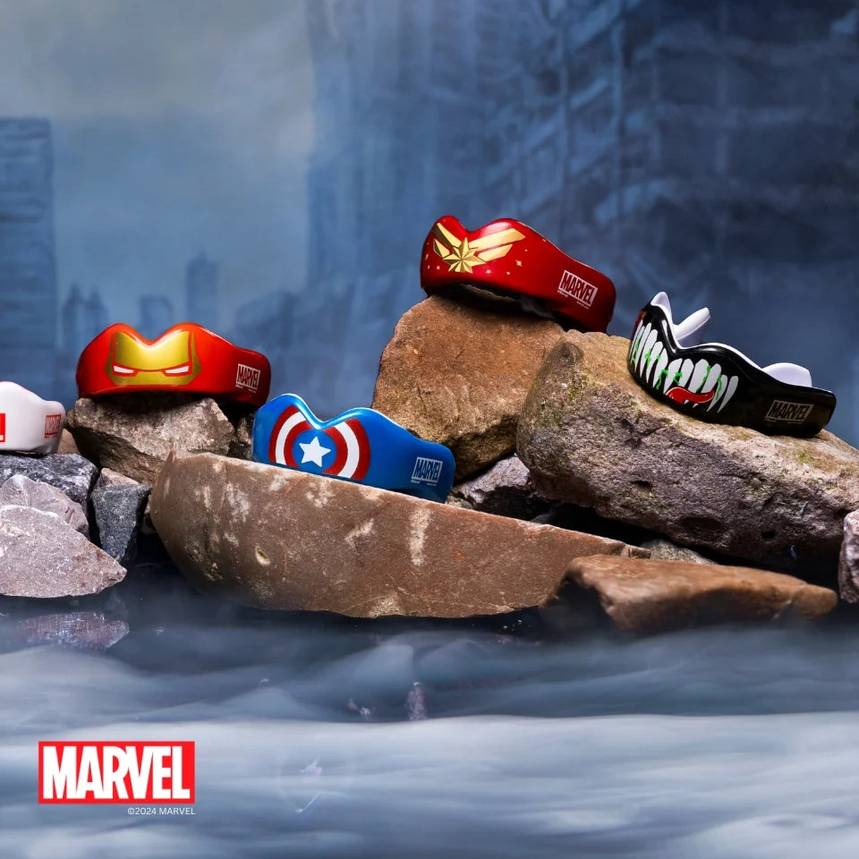 Safejawz Marvel Captain America Mouthguard - Rugbystuff.com