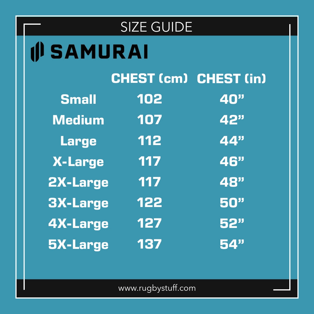 Samurai Samoa Rugby Brand Tee 2024/25 - Rugbystuff.com