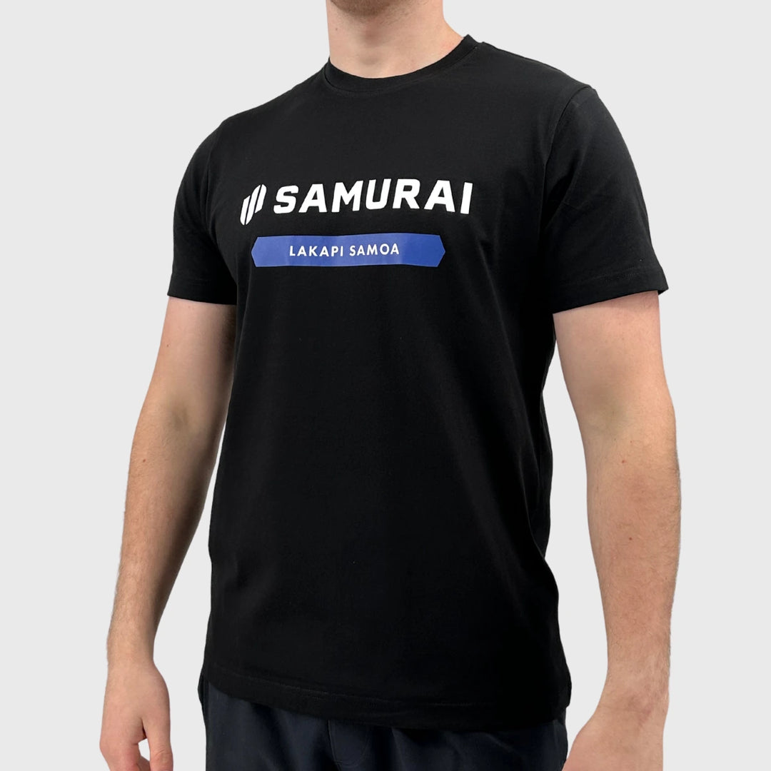 Samurai Samoa Rugby Brand Tee 2024/25 - Rugbystuff.com