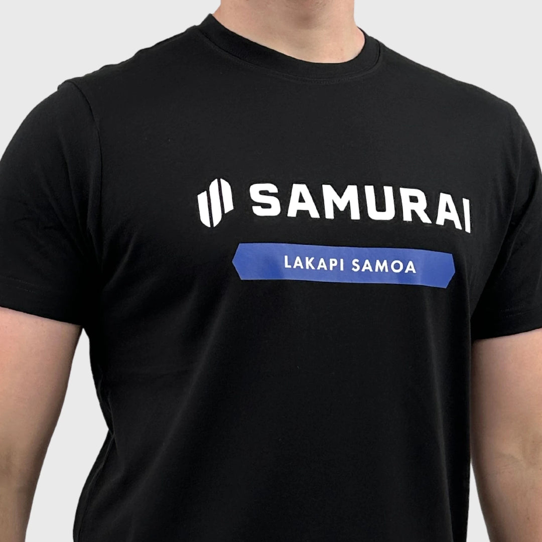 Samurai Samoa Rugby Brand Tee 2024/25 - Rugbystuff.com