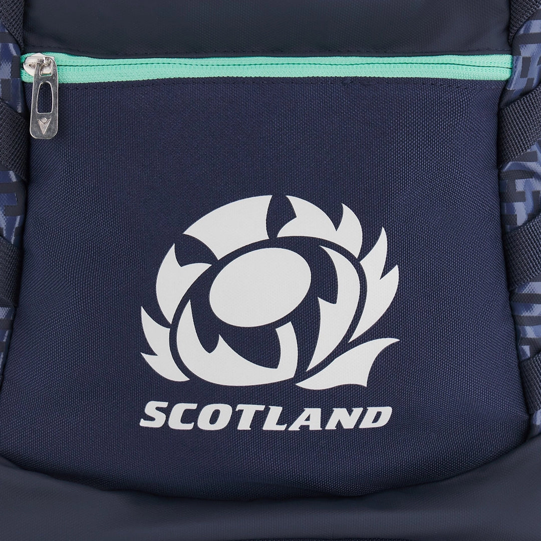 Macron Scotland Rugby 35 Litre Backpack Navy/Green - Rugbystuff.com