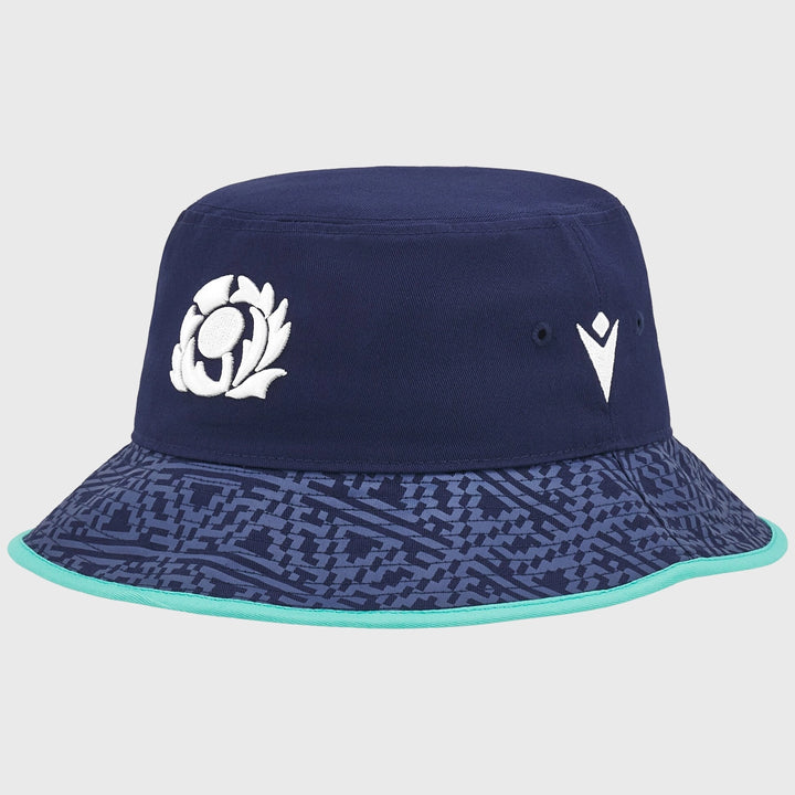 Macron Scotland Rugby Bucket Hat Navy/Green - Rugbystuff.com