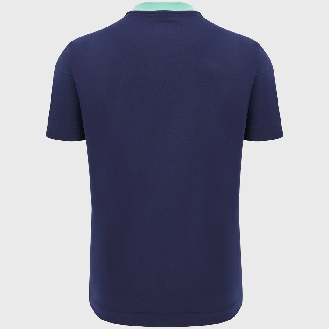 Macron Scotland Rugby Short Sleeve Cotton Tee Navy - Rugbystuff.com