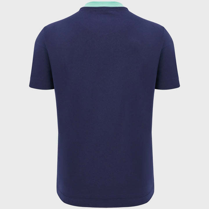 Macron Scotland Rugby Short Sleeve Cotton Tee Navy - Rugbystuff.com