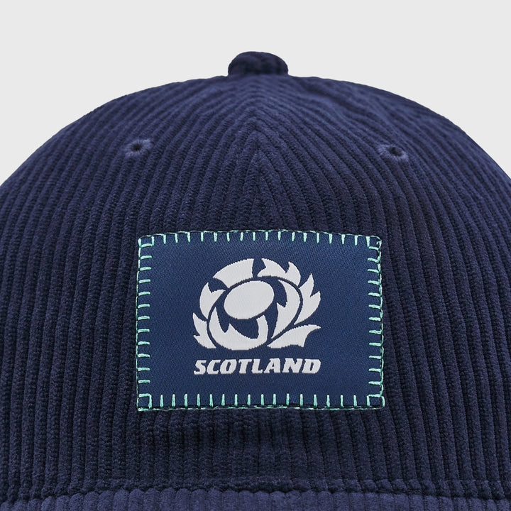 Macron Scotland Rugby Baseball Dad Cap Navy - Rugbystuff.com