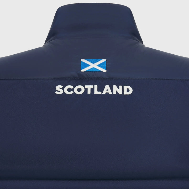 Macron Scotland Rugby Gilet Navy - Rugbystuff.com