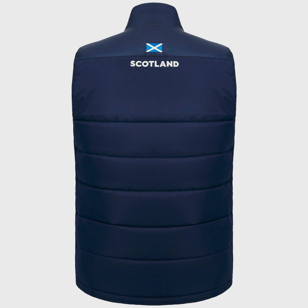 Macron Scotland Rugby Gilet Navy - Rugbystuff.com