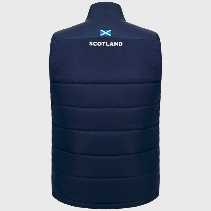 Macron Scotland Rugby Gilet Navy - Rugbystuff.com