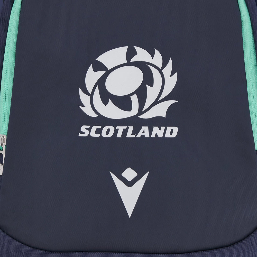 Macron Scotland Rugby Gym Sack Navy/Green - Rugbystuff.com