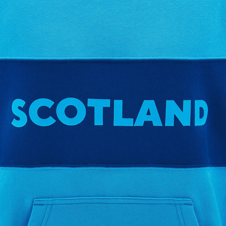 Macron Scotland Rugby Leisure Hoody Sky - Rugbystuff.com