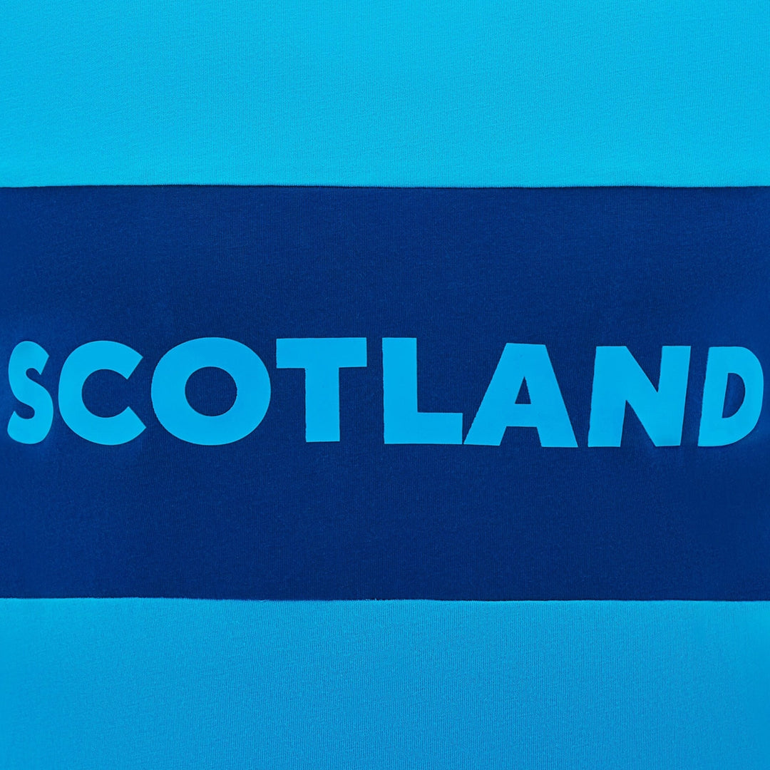 Macron Scotland Rugby Leisure Cotton Tee Sky - Rugbystuff.com