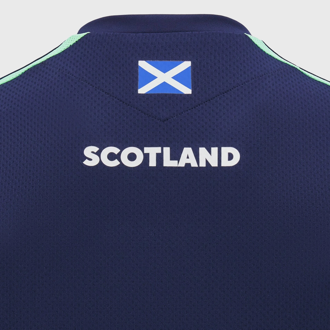 Macron Scotland Rugby Sleeveless Tee Navy - Rugbystuff.com